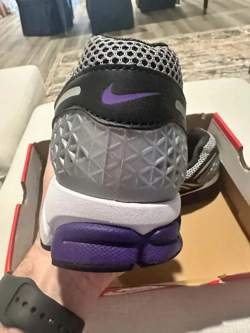 Nike Zoom Vomero 5 Metallic Silver Court Purple